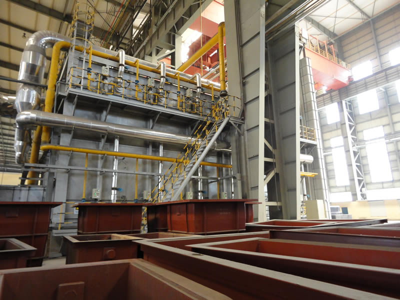 台车式燃气退火炉